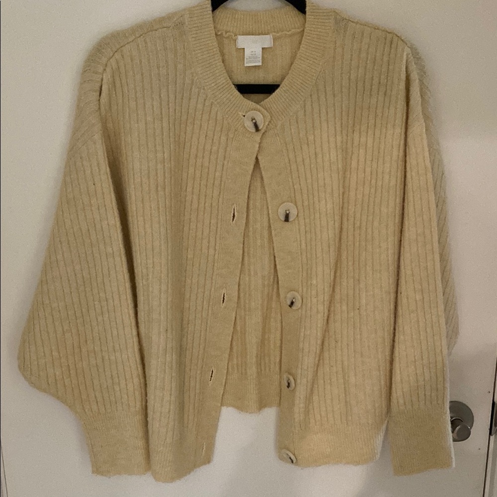 Cozy Butter Yellow Ribbed Cardigan